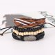 thumbnail image 2 of Pulseras para mujer, regalos para mujer, pulsera vintage de cuero multicapa, regalo de joyería, pulsera de moda, joyería, 2 of 4