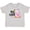 AC-Heather Grey, variant on New to the Flock Cute Baby Flamingo Boys or Girls Baby T-Shirt