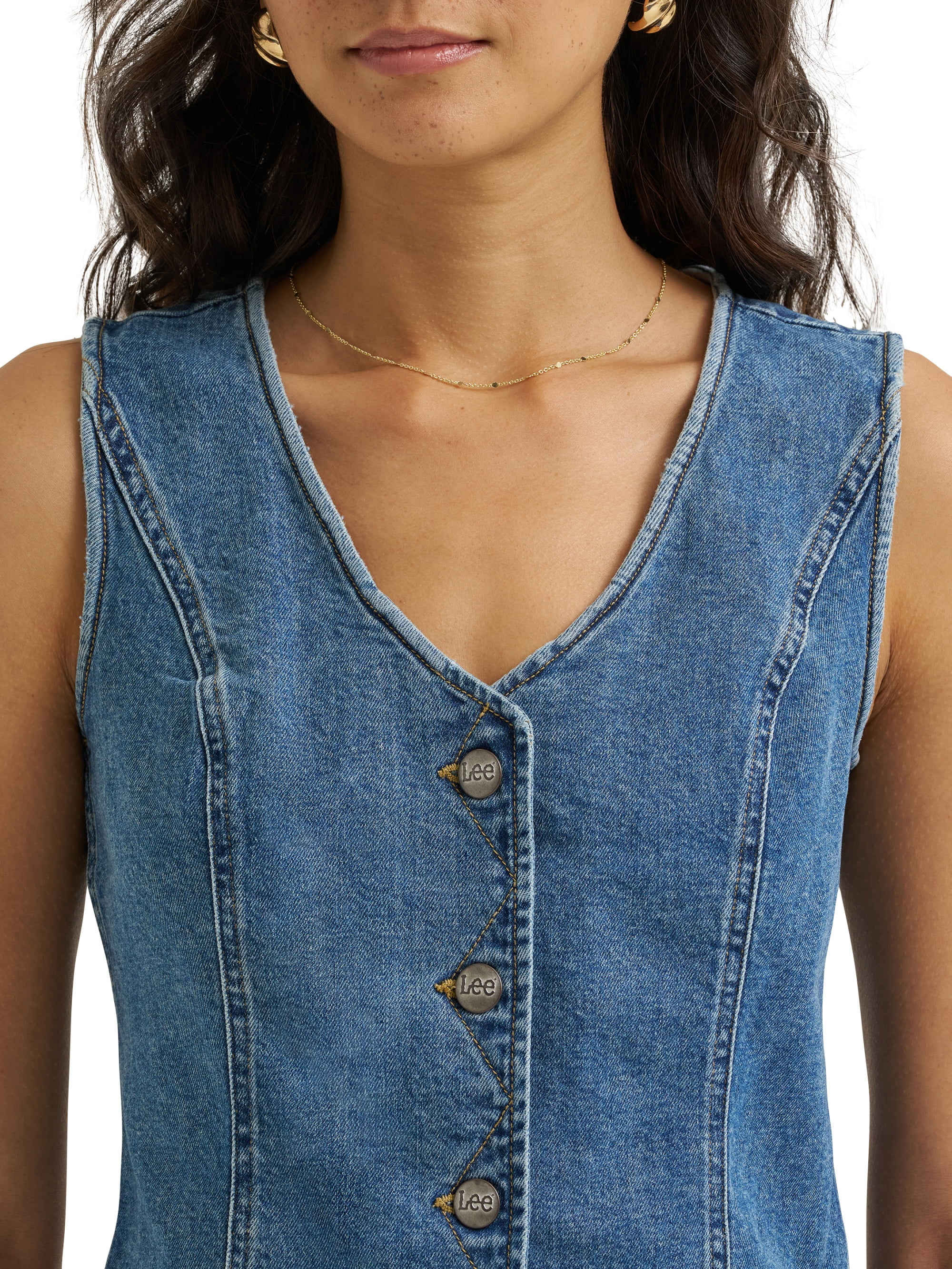 Lee® Women's and Plus Fit Denim Vest