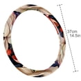 thumbnail image 4 of Petal flower 14.5 Inch Printing PVC Leather Car Wheel Cover Steering Wheel Cover Auto Accessories, 4 of 6