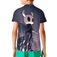 thumbnail image 3 of Hollow Game Kni-ght Silksong Youth T-shirt Short Sleeve Graphic Tops Breathable Shirt Tees, 3 of 9