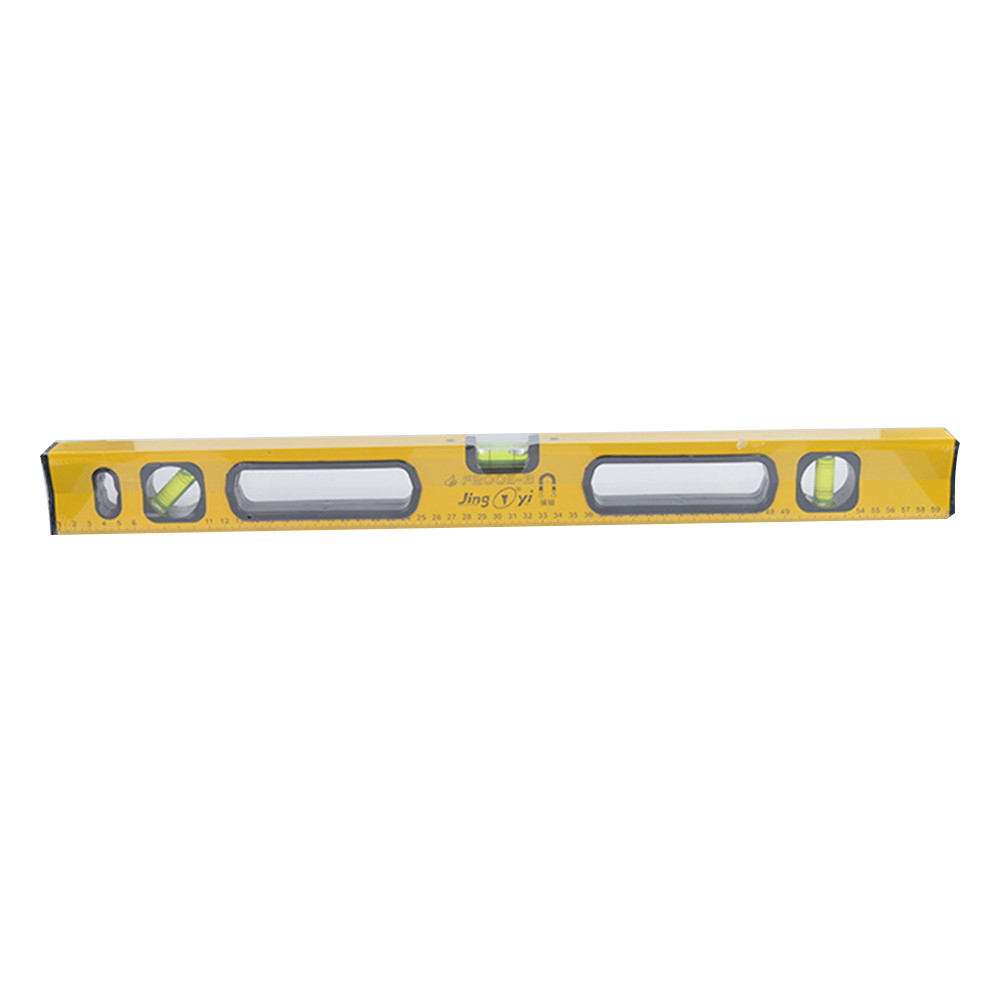 NUOLUX 24-Inch Classic Magnetic Box Level Level Plumb/Level/45-Degree Measuring Resistant Spirit Level with Imperial and Metric Scales (Yellow) - image 2 of 3