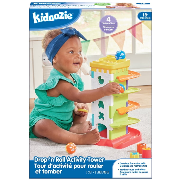 Kidoozie Drop 'n Roll Activity Tower Ages 18 months+, Toddler Toy