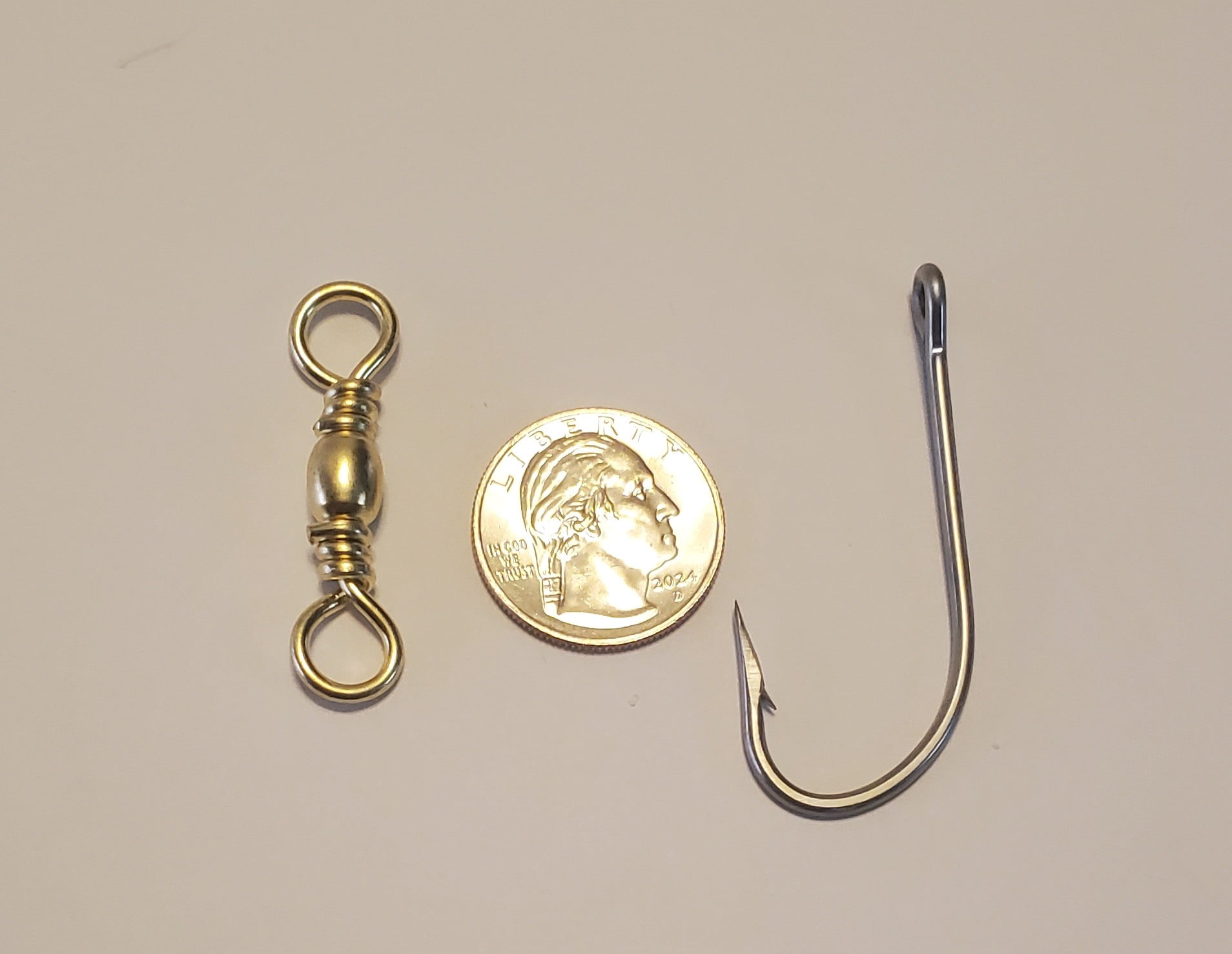 Muddy River Trotline. Complete trotline kit Including Mainline prerigged with swivels, Leader Lines and 7/0 Stainless Steel Hooks., 100 feet