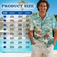 thumbnail image 6 of Jeiento Beach Starfish Couples Vacation Outfits Matching Sets Summer Dress for Women Mens Button Down Short Sleeve Shirt Vacation Beach Short Tiered Dresses, 6 of 6