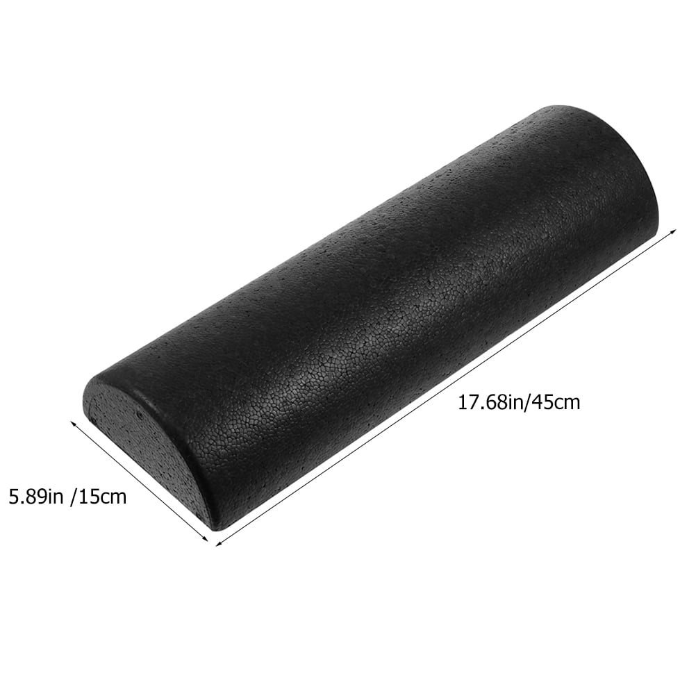 BESTYASH Portable Yoga Massage Roller Set, Black, 1 Pair - Balance Roller for Muscle Relief and Stretching