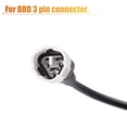 thumbnail image 4 of Unique Bargains 3 Pin to OBDII OBD Cable Cord Diagnostic Adapter Cable Motorcycle OBD2 Scanner Diagnostic Cable Adapter, 4 of 6