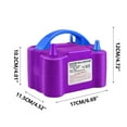 thumbnail image 5 of weibbin Balloons Aerate Pump 73005 Balloons Pump Double Hole Balloons Punching Machine Automatic Aerate Pump Aerate Cylinder, 5 of 5