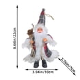 thumbnail image 2 of SIfdSeng Hanging Bats Decoration Santa Figurines Standing Santa Statue Miniature Collection Hanging Santa Pendant for Christmas Tree Fireplace Tabletop Centerpieces Cubicle Decorations for Women Desk, 2 of 3