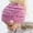 #1 Indi Pink/Burgundy/Hot Pink/Ivory (Four-Tone), variant on CC Kids Multi-Toned Ponytail Beanie