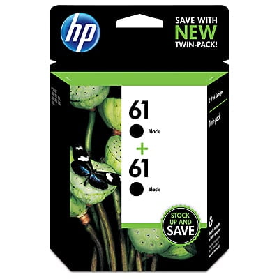 HP 61 Black Original Ink, 2 Cartridges (SM599FN)