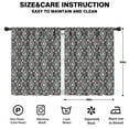 thumbnail image 2 of Blackout Kids Curtains,Geometric Heart and Arrow Pattern Childrens Insulated Curtains Set Of 2,Bedroom Essentials,Toddler Room Decor 42x54in(106x137cm), 2 of 5