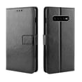 thumbnail image 1 of Funda tipo libro para Samsung Galaxy S10 Plus, cartera todo‑en‑uno, funda multifuncional con tarjetero y correa de muñeca desmontable, 1 of 5