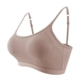 thumbnail image 2 of Aayomet Soutiens-Gorge pour Femmes Aguichant Camisole Ajustable Ahouder Atrap Fixe Soutien-Gorge Intégré (Kaki, TG), 2 of 4