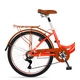 thumbnail image 2 of Bicicleta Benotto City Bike R24 7v Aluminio Suspensión Del naranja, 2 of 3
