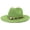 Grass Green, variant on Women Straw Panama Hat Travel Fedora Beach Sun Hat Summer Wide Brim Straw Roll up Hat UPF 50+