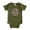 Military Green Bodysuit, variant on Camo Lil Bro Baby Bodysuit Little Brother Infant Outfit Camouflage Sibling Announcement Natural Bodysuit Newborn