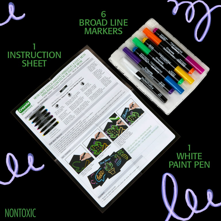6Ct Neon Creative Marker– Let's Make Art