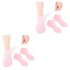 thumbnail image 1 of Calcetines de gel de silicona Soidarity para el cuidado de los pies Protector Blanco M, 1 of 1