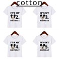 thumbnail image 2 of Ropa infantil con estampado de Mickey Mouse de Disney, es mi cumpleaños de 1, 2, 3, 4, 5, 6, 7, 8 y 9 años, camisetas para niños y niñas, lindas camisetas para bebés y niños, 2 of 5