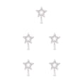 thumbnail image 2 of Monstrate Árbol de Navidad Topper Star Top Decoración Exquisito Ornamento Hogar Type2 NO2, 2 of 6