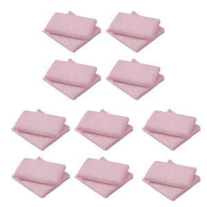Kitchen Cleaning Wipes Dishcloths Absorbent Quick Drying Scrubbing Pads for Decontamination and Household Care 10 Piece Household Rag Cleaning Tool