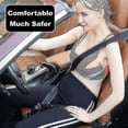 thumbnail image 2 of Regulador de cinturón de seguridad para embarazadas, cinturón de embarazo para coche beige, 2 of 5