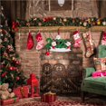 thumbnail image 4 of Bewildely Adorno colgante navideño 2020, decoración colgante para árbol de Navidad familiar de Papá Noel Kits de decoración para fiestas 2#, 4 of 6