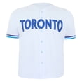 thumbnail image 2 of Jeff Frye Autographed Toronto City Design White Baseball Jersey, 2 of 3