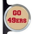 thumbnail image 3 of San Francisco - Go 49'ers - Automotive Vehicle License Plate Frame with Team Badges, 3 of 5
