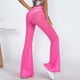 thumbnail image 3 of WILLBEST Pantalones Casuales para Mujer, Transparentes, de Cintura Alta, con Volantes y Pierna Ancha, para Playa, para Fiestas, Rave y Actuaciones. Chica, 3 of 4