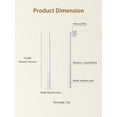 thumbnail image 4 of FindChic Stainless Steel Earrings for Women Bar Drop Earring Thin Flat Geometric Dangle Earrings Christmas Birthday Jewelry Gifts for Girlfriend/Mom, with Gift Box, 4 of 8
