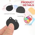 thumbnail image 3 of Uxcell Metal Round Stamping Blanks Tags Blank Tag with Hole for Engraving Black, 3 of 7