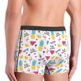 thumbnail image 4 of Men's Boxer Briefs, Summer Bird Pineapple Soft Comfy Mens Underwear Boxer Briefs Breathable With Widen Waist, 4 of 7
