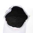 thumbnail image 4 of WITHMOONS Flair Hair Sun Visor Cap with Fake Hair Wig Novelty KR1588 (White), 4 of 4