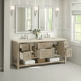 thumbnail image 4 of James Martin Vanities 72" Double Vanity, Bright White w/ 3 CM Eternal Marfil Top, 4 of 7