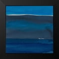 thumbnail image 2 of Delamater, Rob 15x15 Black Modern Framed Museum Art Print Titled - Sapphire Horizon II, 2 of 5