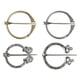 thumbnail image 1 of 4pcs pirate Brooch Shawl Coat Scarf Pin Medieval Jewellery Salvador broche pirata, 1 of 10