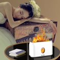 thumbnail image 4 of MesaSe Essential Oil Diffuser with Flame Night Light 200ml Quiet Mist Humidifier Aromatherapy Diffuser with Remote Control Timer Waterless Auto Shut-Off, 4 of 8