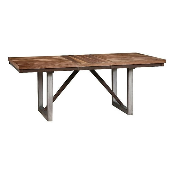 Spring Creek 77-inch Extension Dining Table Natural Walnut