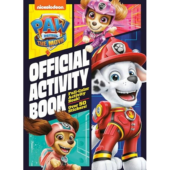 Pre-Owned Paw Patrol: The Movie: Official Activity Book (Paw Patrol) (Paperback) 0593373758 9780593373750