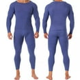 thumbnail image 2 of Men's Fleece-Lined Thermal Underwear Set - Winter Base Layer Top & Bottom for Cold Weather, 2 of 7