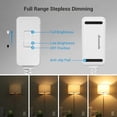 thumbnail image 3 of Interruptor de intensidad DEWENWILS para luces LED/CFL regulables, color blanco, 3 of 7