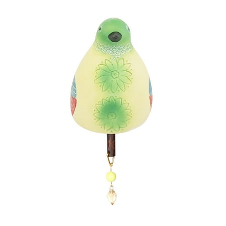 

Home Wall Decor Wall Decor Wall Decor Bird Song Bell Resin Handicraft Wind Chime Pendant Garden Home Decoration Green