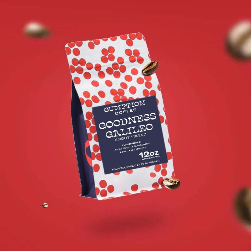 Gumption Coffee | Goodness Galileo - Bold Blend | Whole Bean Specialty Coffee | 16oz