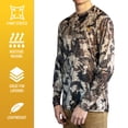 thumbnail image 5 of HOT SHOT Men's Camo Hunting Lightweight Performance Long Sleeve Shirt - Veil Cervidae, 2X-Large, 5 of 5