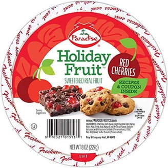 Paradise Gluten-Free Red Cherries, Vibrant Color & Rich Sweetness