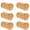 Brown, variant on 6 Pack Natural Solid Walnut Wall Hooks – Heavy Duty Wooden Coat Hooks with 11lb Capacity, Rustic Entryway Hangers for Jackets, Hats & Bags, Easy Installation with Screws Included