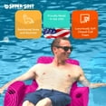 thumbnail image 6 of TRC Recreation Baja Folding Armchair Swimming Pool Float, Flamingo Pink, 6 of 9