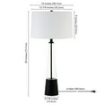 thumbnail image 7 of Evelyn&Zoe Vivien 29.5" Table Lamp with Fabric Shade, 7 of 7